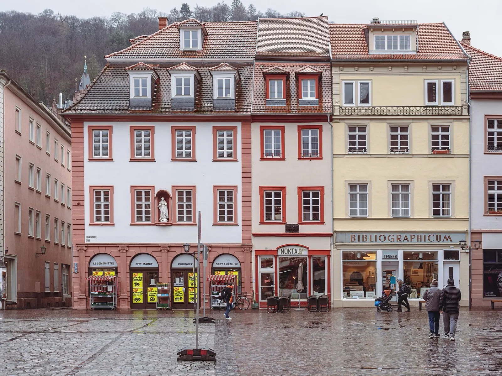 Hauptstraße in der Heidelberger Altstadt
