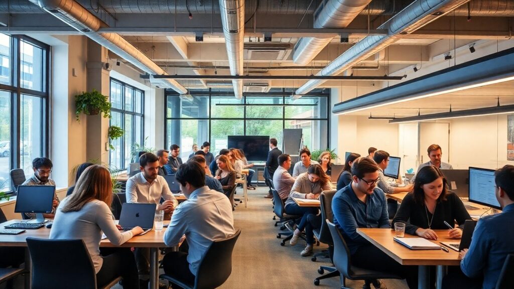 Heidelberger Start-up Szene mit innovativen Unternehmern.